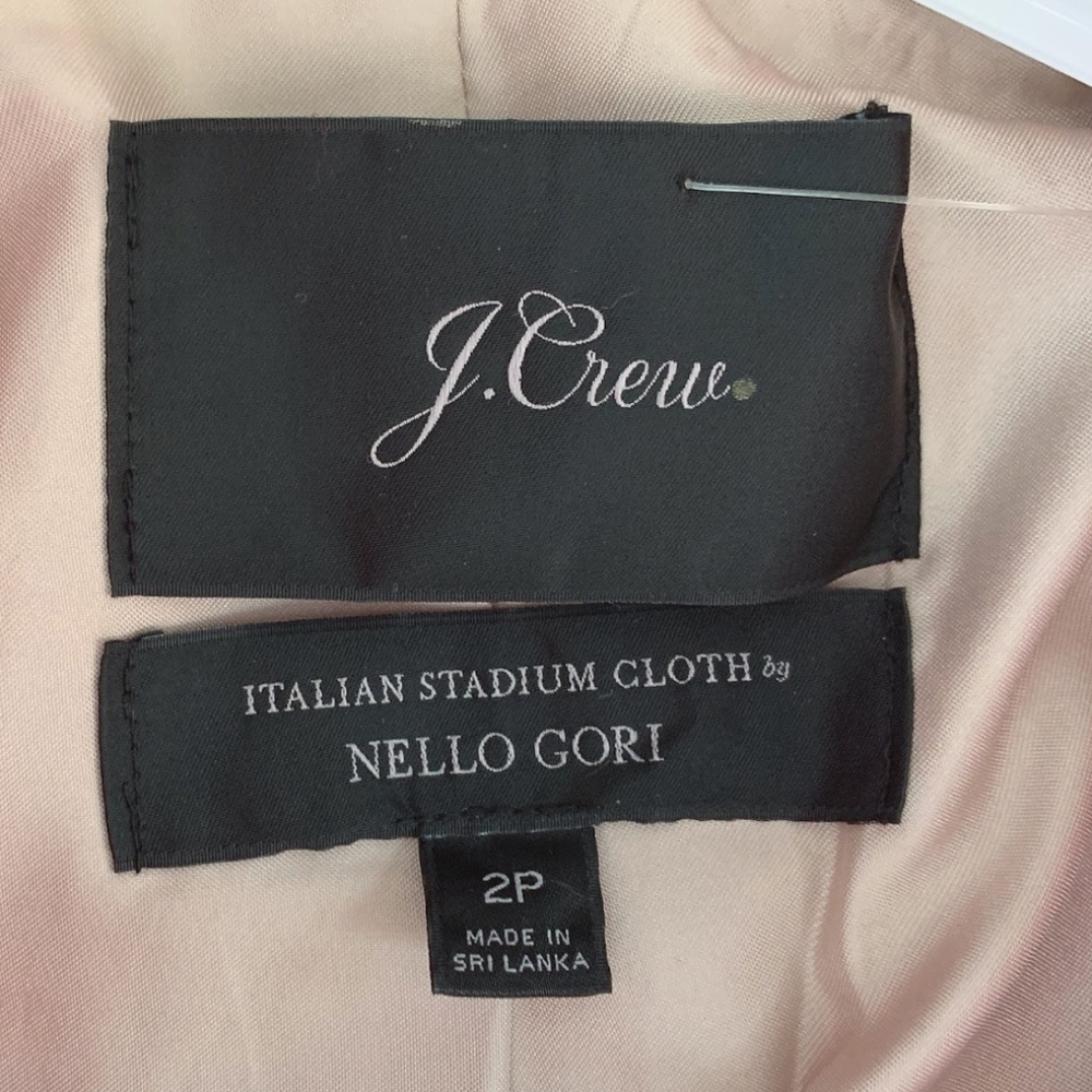NWT JCrew Chateau Stadium Cloth Parka Coat Pink Size 2 - Picture 8 of 8
